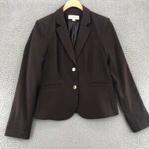 Calvin Klein Brown Blazer with Gold Buttons